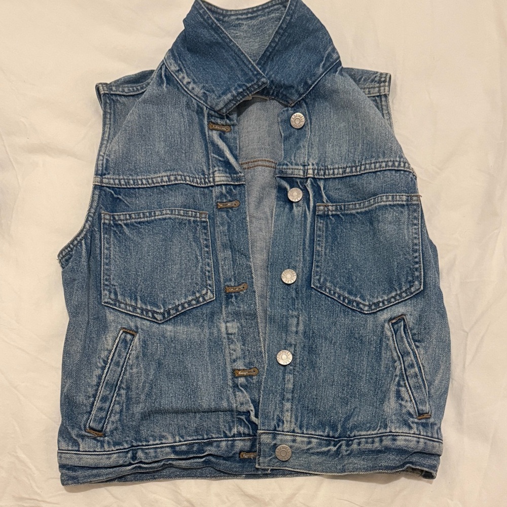 Blue Denim Vest madewell